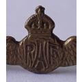 WW2 Royal Air Force Small Mess Dress Wings Badge. Pin intact.