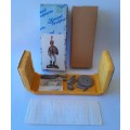 Vintage Almond Sculptures Metal Model Kit. Officer, 7th Hussars, 1814-15. Mint In Box.