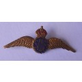 WW2 SA Airforce Sweetheart Badge. Gilt Metal And Enamel.