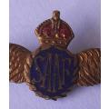 WW2 SA Airforce Sweetheart Badge. Gilt Metal And Enamel.