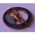 WW2 Air League Enamel Badge. No Pin.