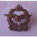 WW2 SA Airforce Cap Badge.  Lugs Intact.