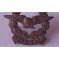 WW2 SA Airforce Cap Badge.  Lugs Intact.