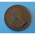 Vintage `Paul Kruger` Gold Reef City 1 Penny Token