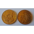 Pair of `Dias 88` Quincentenary 1488-1988 Medallions.
