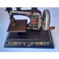 Antique German `Casige` Tin Plate Toy Sewing Machine.