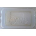 Rare Large `1838-1938 Voortrekker Eeufees` Frosted Glass Ashtray. Excellent Condition. 17 x 11.5 cm.