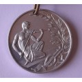 Antique 1914 Aluminium Music Medal.