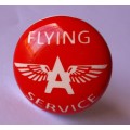 Vintage Porcelain `Flying A Service` Doorknob.