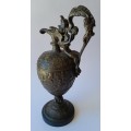 1880`s French Renaissance Revival Patinated Bronze Ewer.