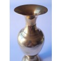 Vintage Brass Vase. 21 cm..