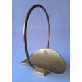 Vintage Hand Beaten Brass Basket. 20 cm.