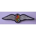 SA Air Force Pilot`s Large Wings Badge. Pins Intact.