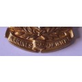Rare SA Navy Marine Corps Cap Badge. Lugs Intact.