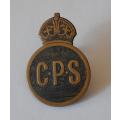 WW2 South African Civilian Protection Service Badge.