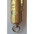 Vintage Klipdrift Brandy Storm Lighter. Solid Brass. Circa 1940`s.