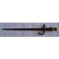 French Model 1874 Gras Sword Bayonet.  Dated 1884.  St. Etienne Armoury.