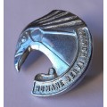 SADF Personnel Services Corps Cap Badge.  Lugs Intact.