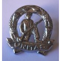 Pair SADF Commando Mess Dress Collar Badges (Facing).  Pins Intact.