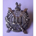 Early King`s Own Scottish Borderers Officer`s Glengarry Cap Badge.  Lugs Intact.