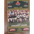 1984 Springboks vs Jaguars Test Programme - Newlands Rugby Stadium