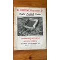 1931 Combined Services vs South Africa at Twickenham Official Programme, details below