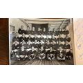 1951/52 Springbok Squad Original Team Photo and Signatures, details below