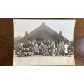1937 Original Photo - Springboks Visiting a Typical Maori Home, details below