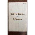 1931 South Africa vs Newport Programme, details below