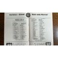 1975 Western Province vs Middlesex at Newlands Programme, details below