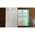 A Rare Find - 1979 Devon RFU vs South African Barbarians Signed Programme & Signed Sheet, see below