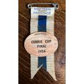 1954 Currie Cup Final Badge and Ribbon, details below