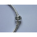 A Gorgeous Sterling Silver Pandora Bracelet.
