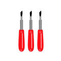3 Replacement Cutting Blades For Cricut Explore Air 2, Air3, Maker, Maker3 - Red 45 Degrees Standard