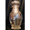 Vintage Cut glass lidded jar in excellent condition
