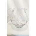 Delightful vintage cut glass jug