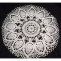 Vintage hand crocheted doily in excellent condition
