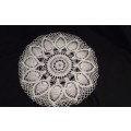 Vintage hand crocheted doily in excellent condition
