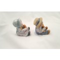 Little boy and girl figurines