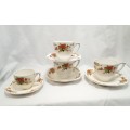 Lot of four damaged  Alfred Meakin `Avalon` duo`s - Perfect for crafts!