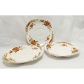 Three Alfred Meakin `Avalon` saucers