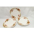 Three Alfred Meakin `Avalon` saucers