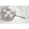 Vintage aluminium egg poacher insert