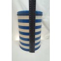 Vintage Blue striped Goodhope tin