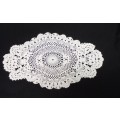 Probably the most exquisitely detailed Vintage crocheted oval doily I have!