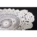 Probably the most exquisitely detailed Vintage crocheted oval doily I have!