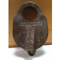 Beautiful vintage Chubb padlock - no key - 1936!