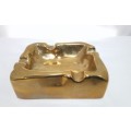 Lovely vintage solid brass ashtray