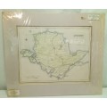 Anglesey Ynys Môn Wales antique map