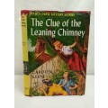 Nancy Drue - The clue of the leaning Chimney by Carolyn Keene 1949 First Edition